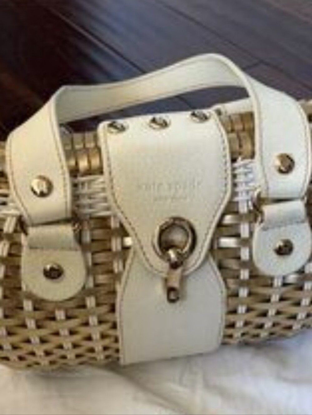Kate Spade New York basket purse/ PRISTINE